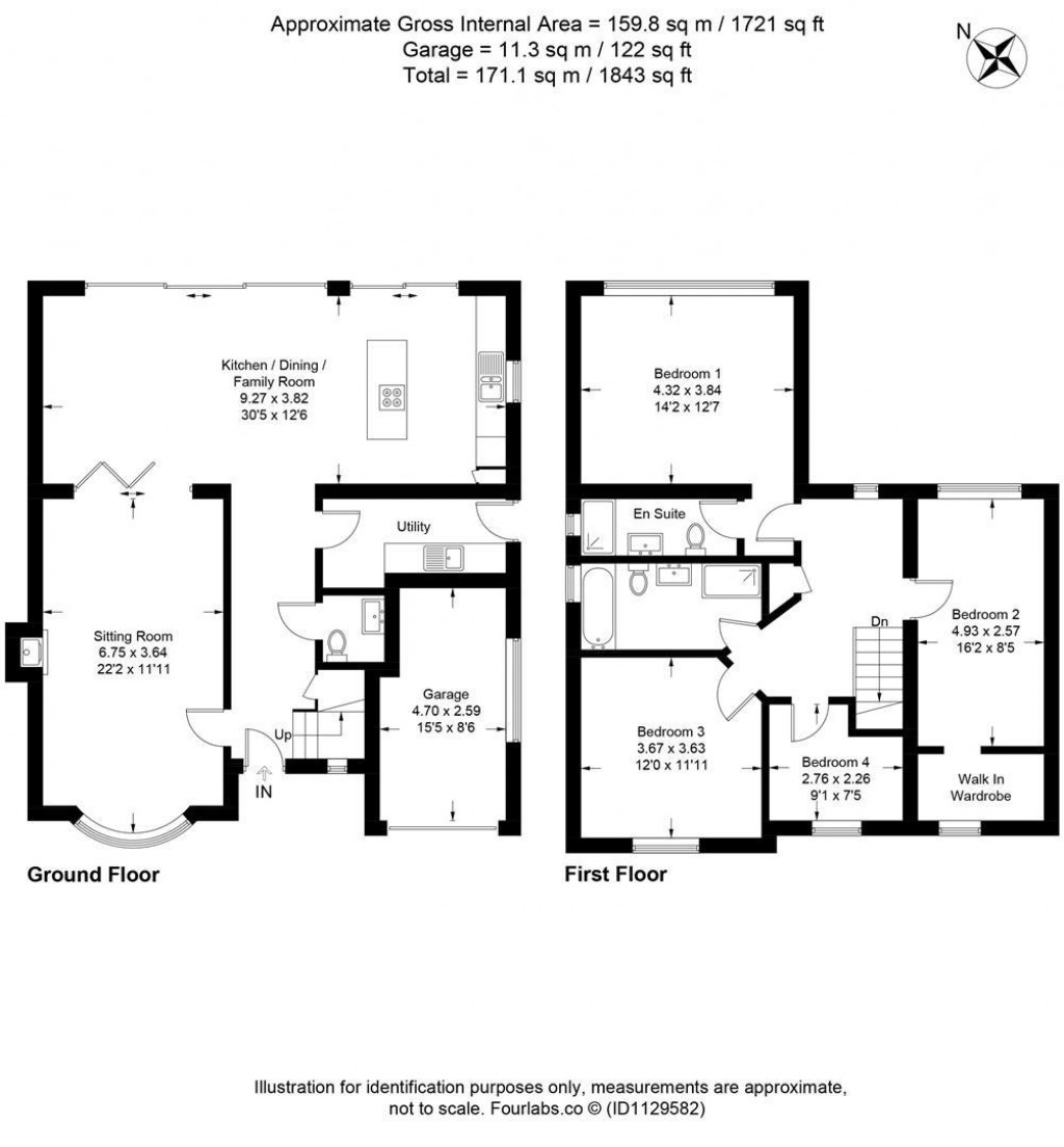 Floorplans For Langley Avenue, Brixham
