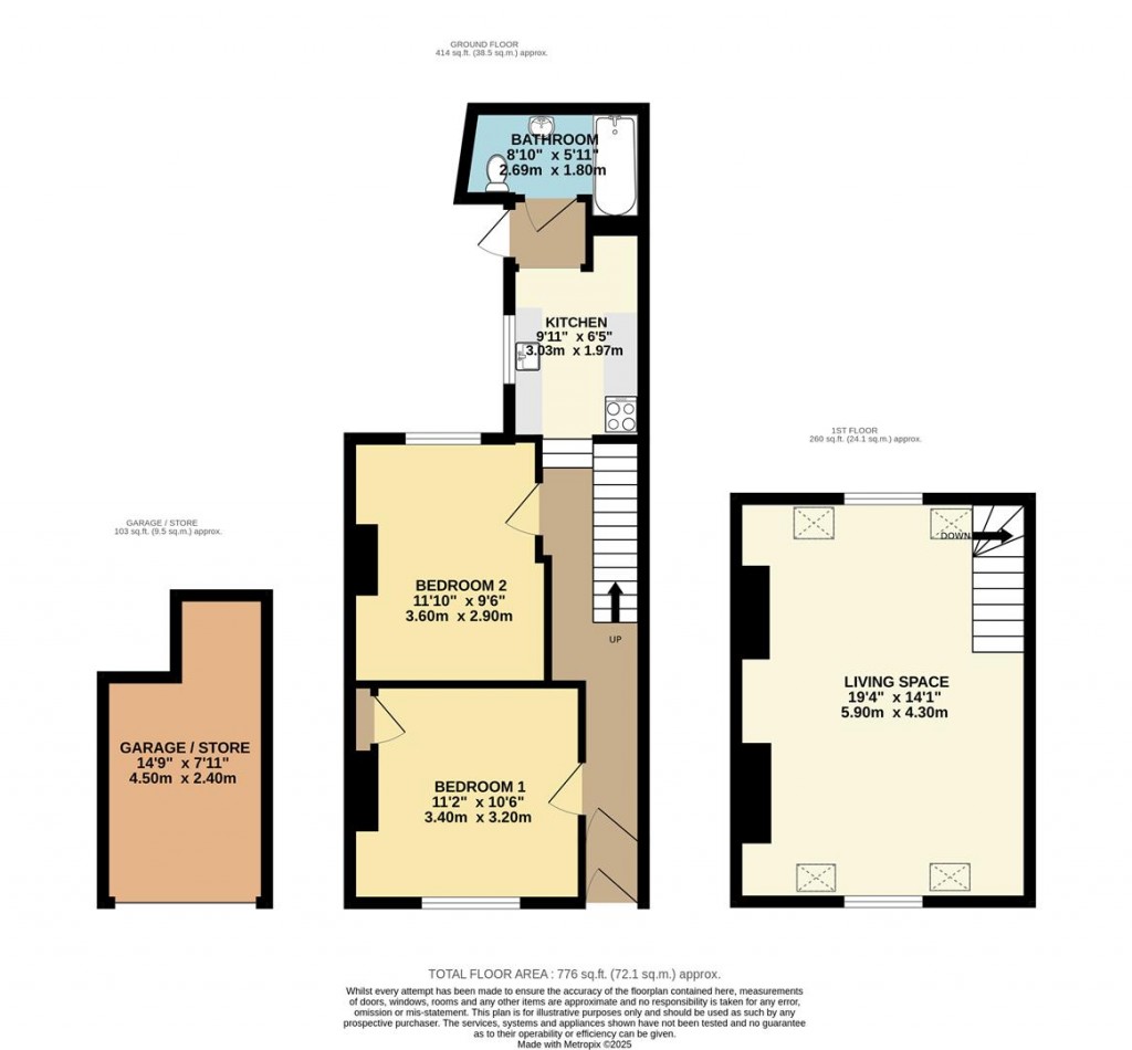 Floorplans For Mount Pleasant Road, Brixham