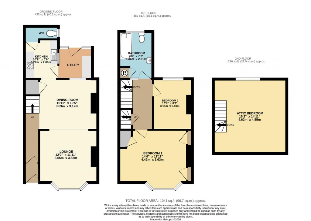 Floorplans For Burton Street, Brixham