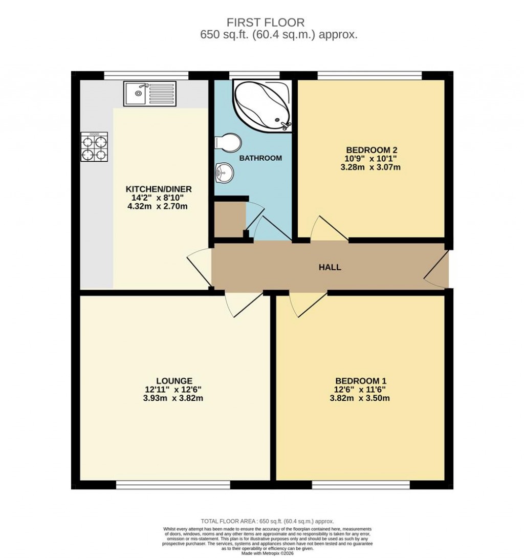 Floorplans For Southdown Avenue, Brixham
