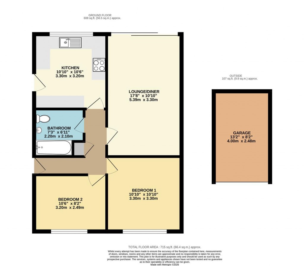 Floorplans For Summercourt Way, Brixham