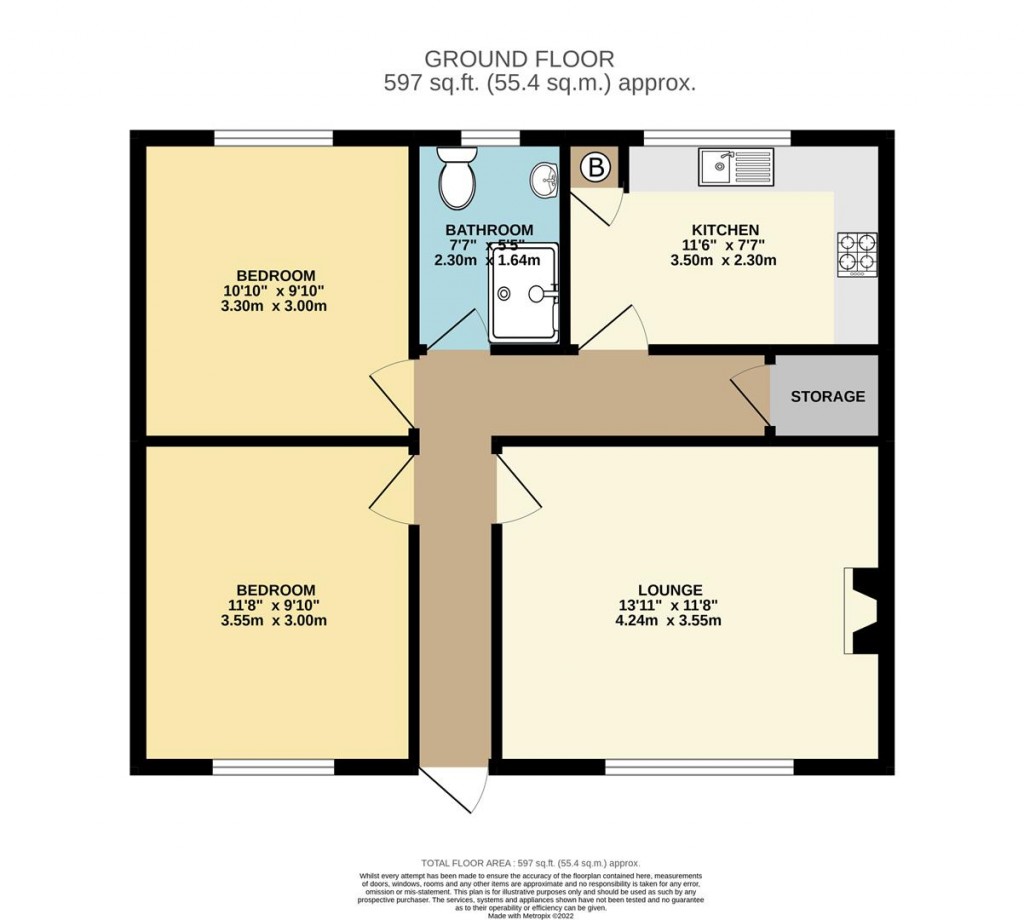 Floorplans For Knick Knack Lane, Brixham