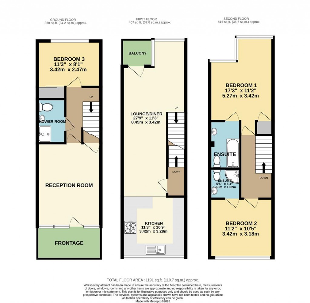 Floorplans For Marina Drive, Brixham
