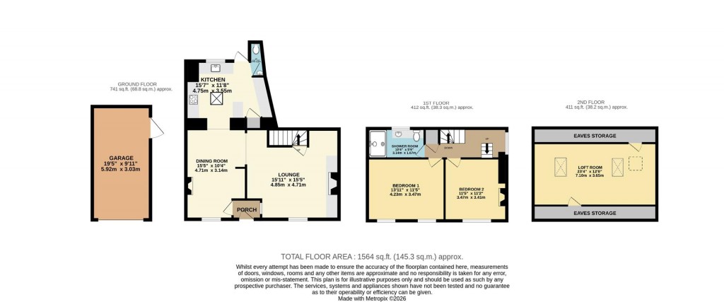 Floorplans For Milton Street, Brixham