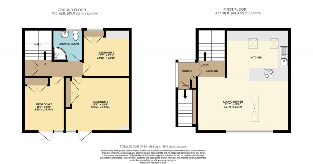 Floorplans For Milton Street, Brixham