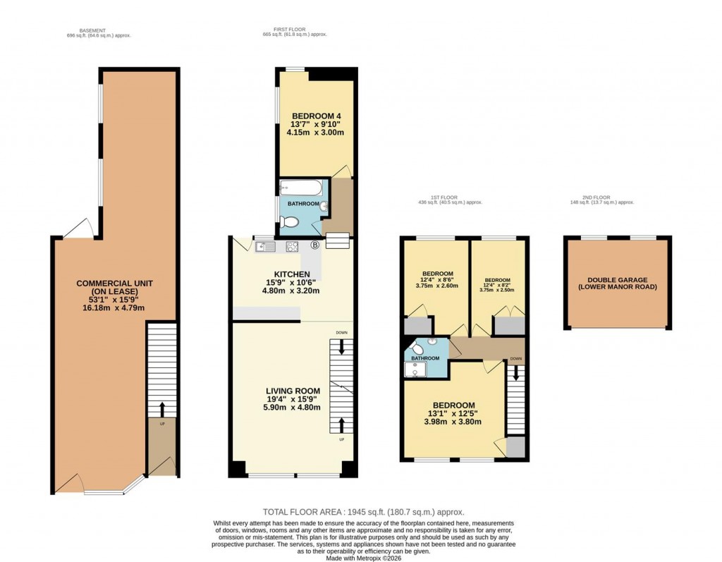 Floorplans For New Road, Brixham