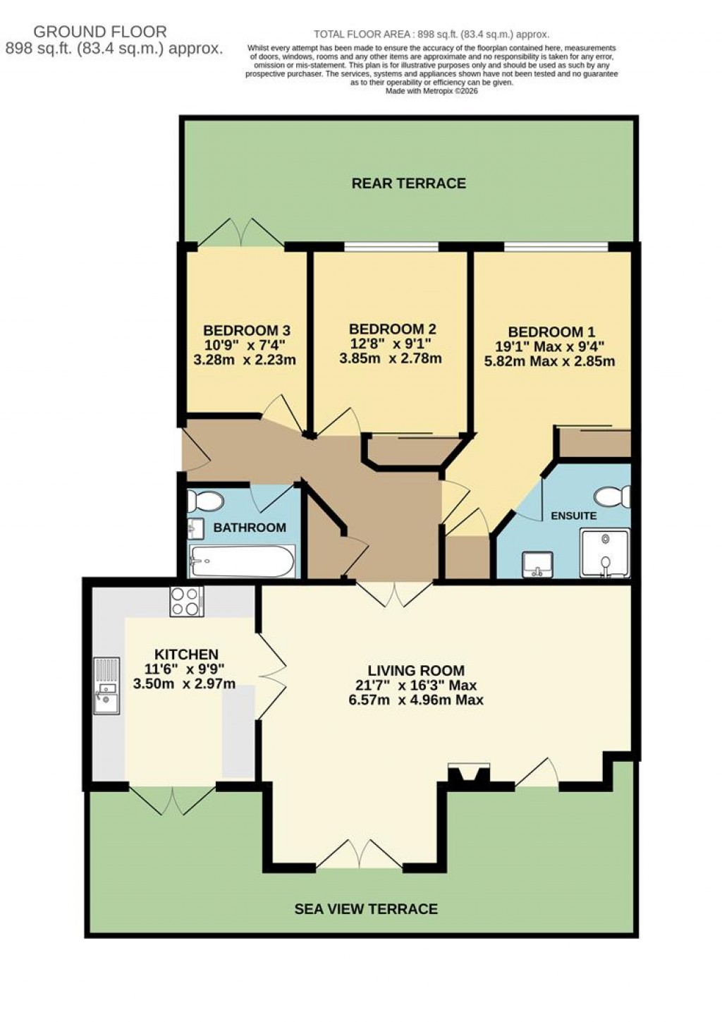 Floorplans For Moorings Reach, Brixham