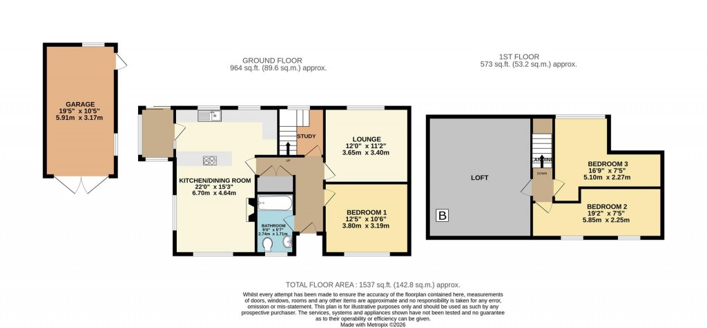 Floorplans For Southdown Avenue, Brixham