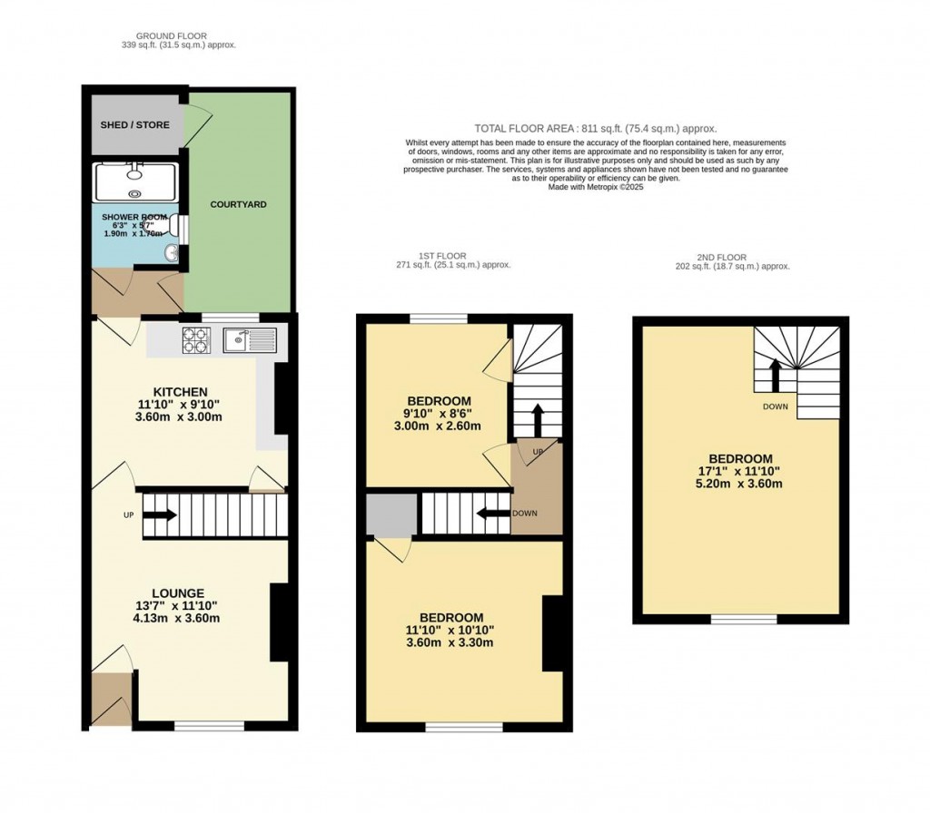 Floorplans For Higher Street, Brixham