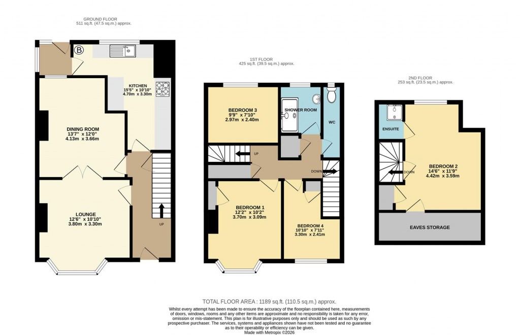 Floorplans For Milton Street, Brixham