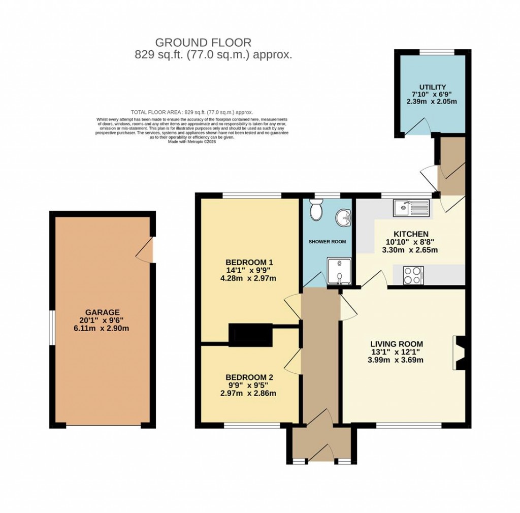 Floorplans For Sellick Avenue, Brixham