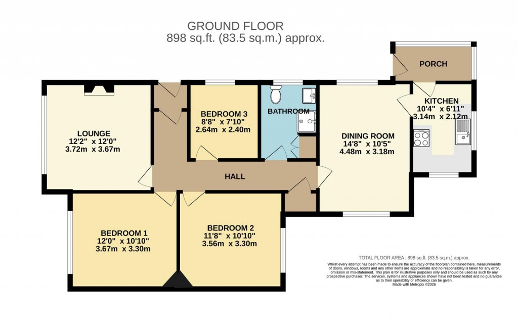 Floorplans For Belmont Road, Brixham