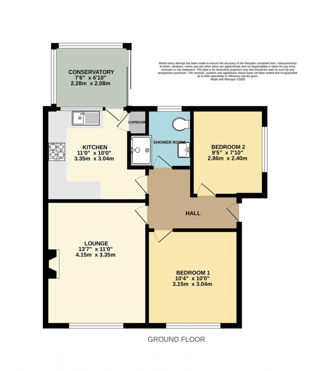 Floorplans For Copythorne Close, Brixham