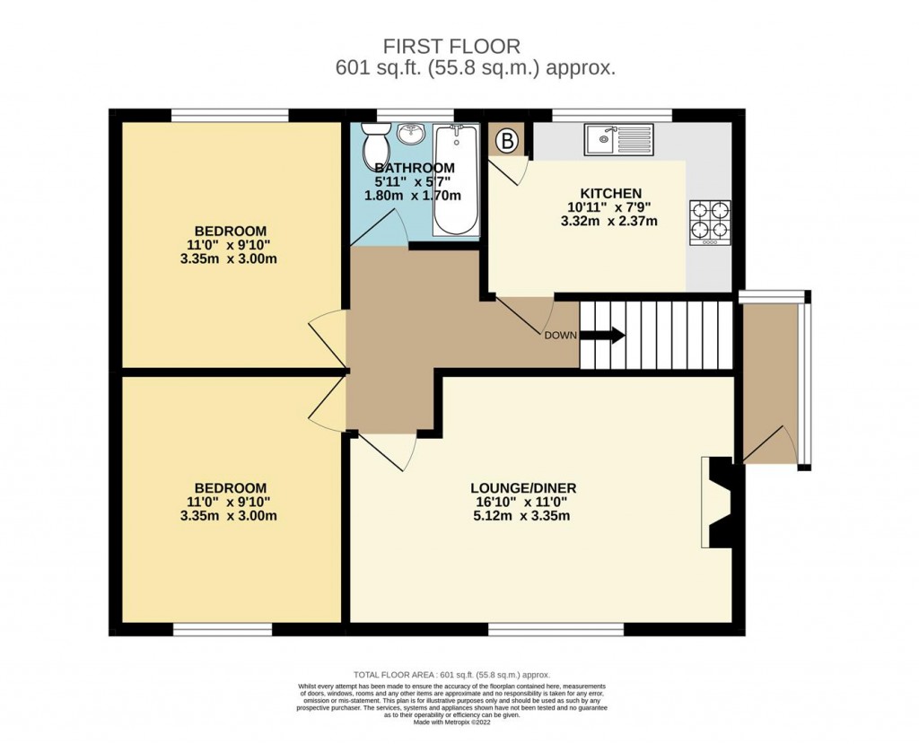 Floorplans For Knick Knack Lane, Brixham