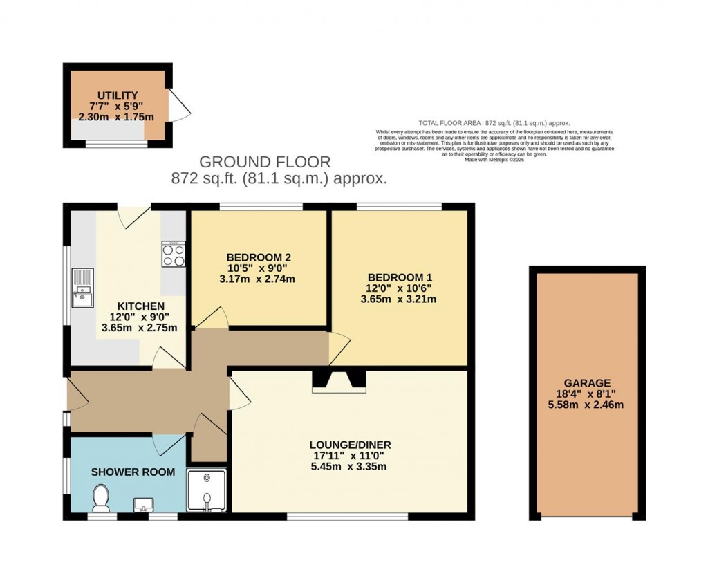 Floorplans For Chestnut Drive, Brixham