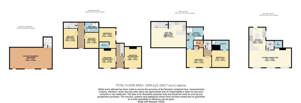 Floorplans For King Street, Brixham