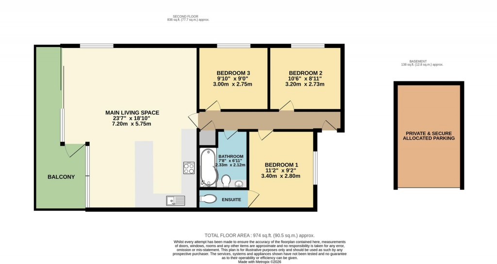 Floorplans For Blackball Lane, Brixham