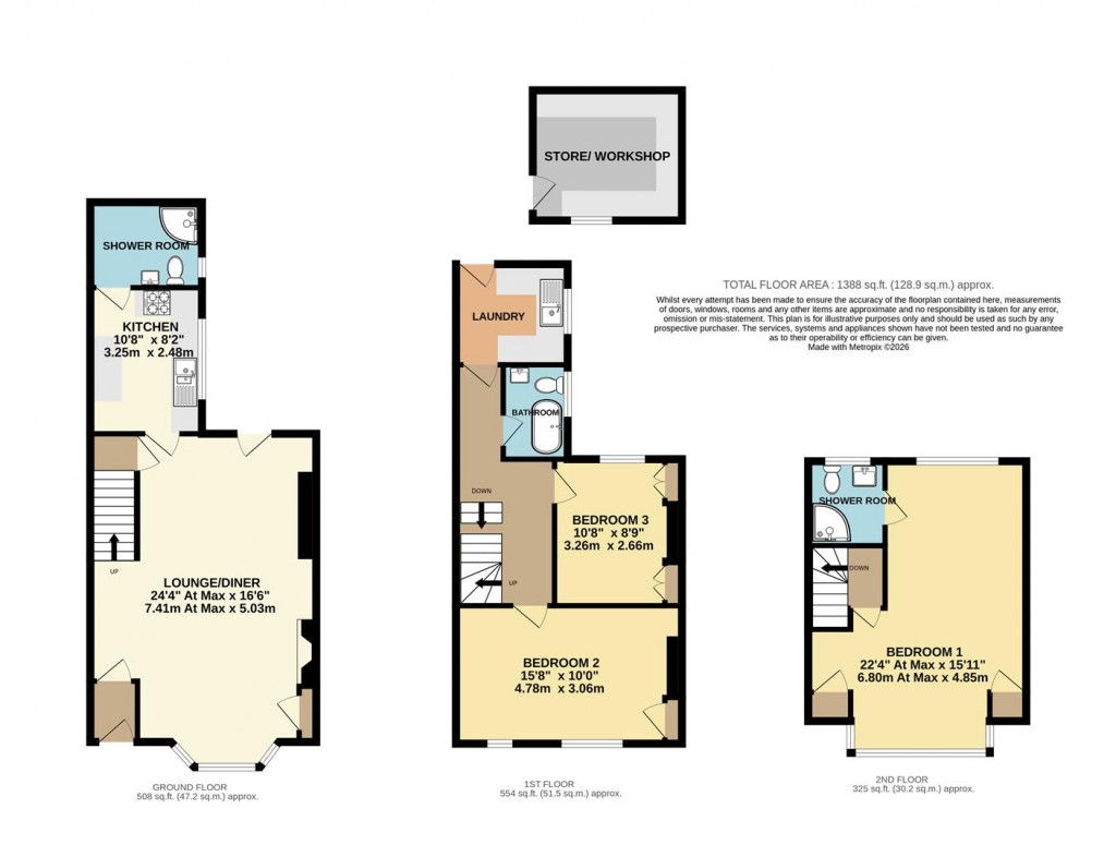 Floorplans For North View Road, Brixham