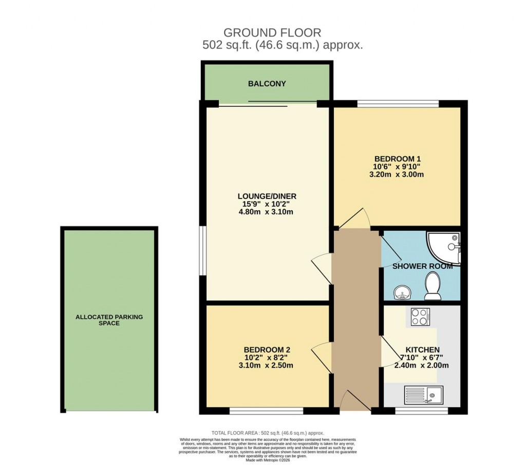 Floorplans For Downfield Close, Brixham
