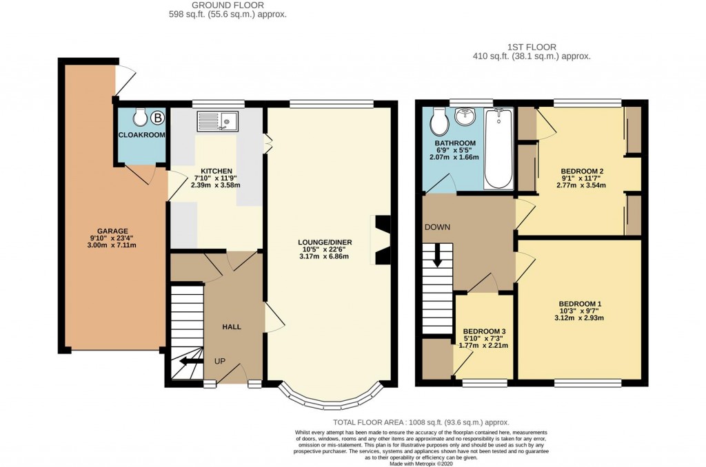 Floorplans For Hillside Road, Central Area, Brixham