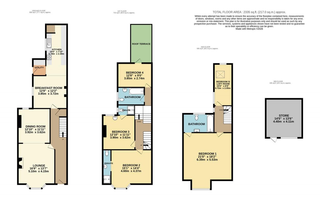 Floorplans For Berry Head Road, Brixham