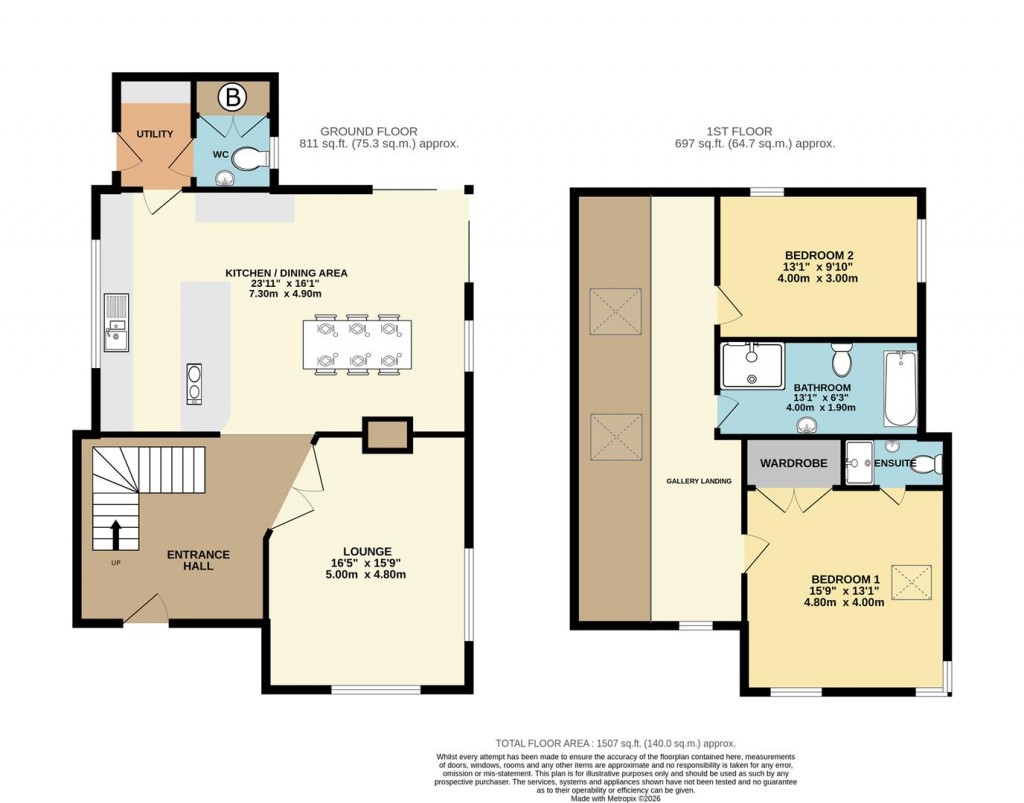 Floorplans For Hillhead, Brixham