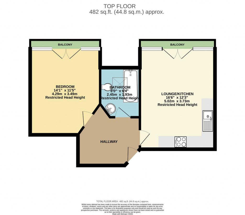 Floorplans For Dartmouth Road, Paignton