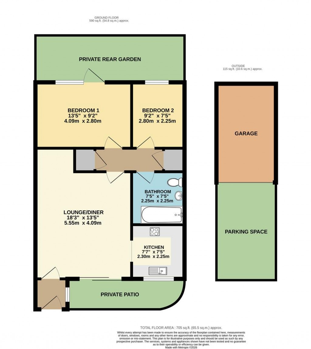 Floorplans For Kingswater Court, Nelson Road, Brixham