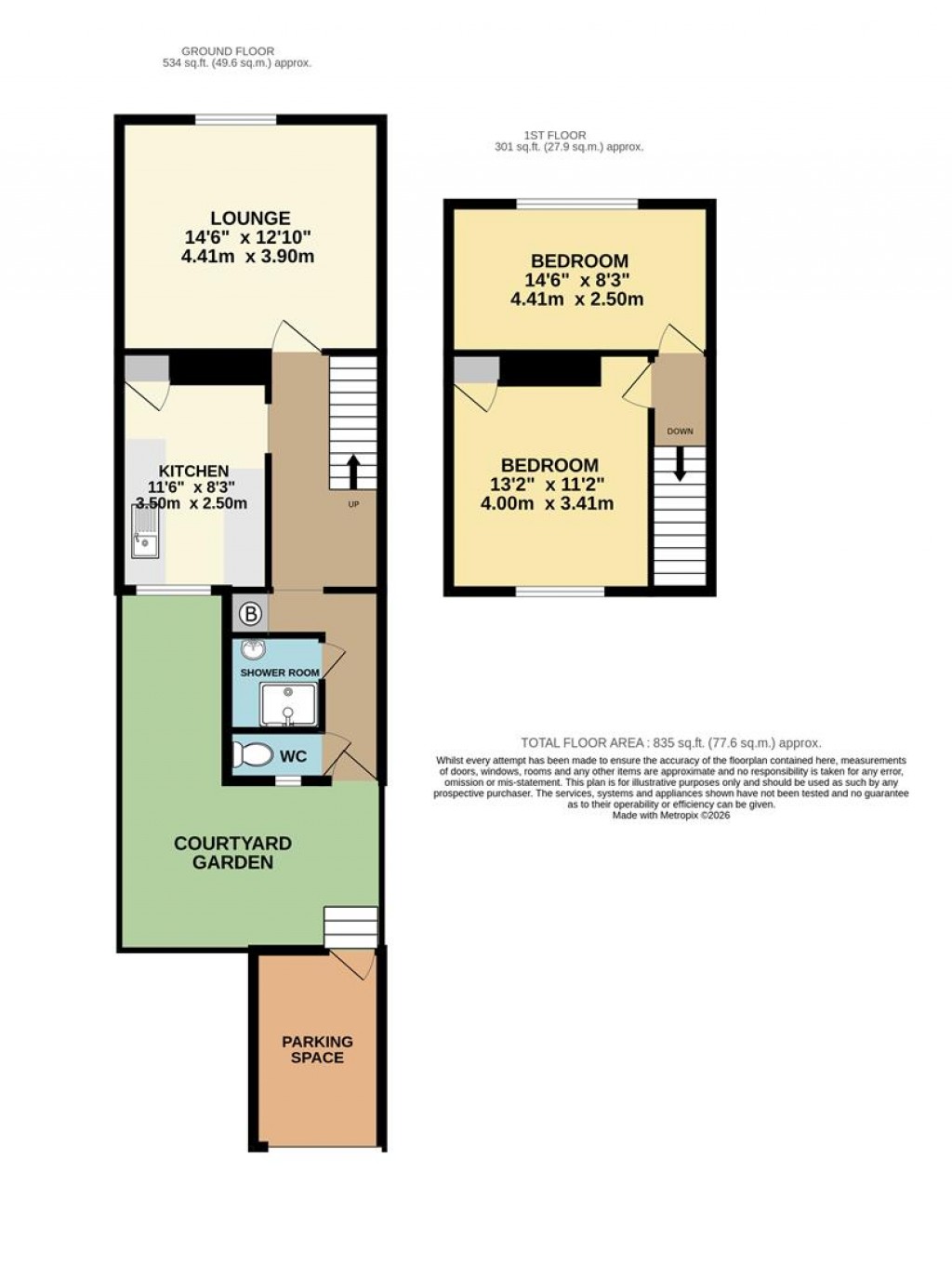 Floorplans For Glenmore Road, Brixham