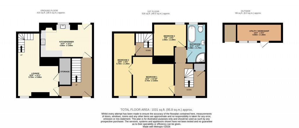 Floorplans For Milton Street, Brixham