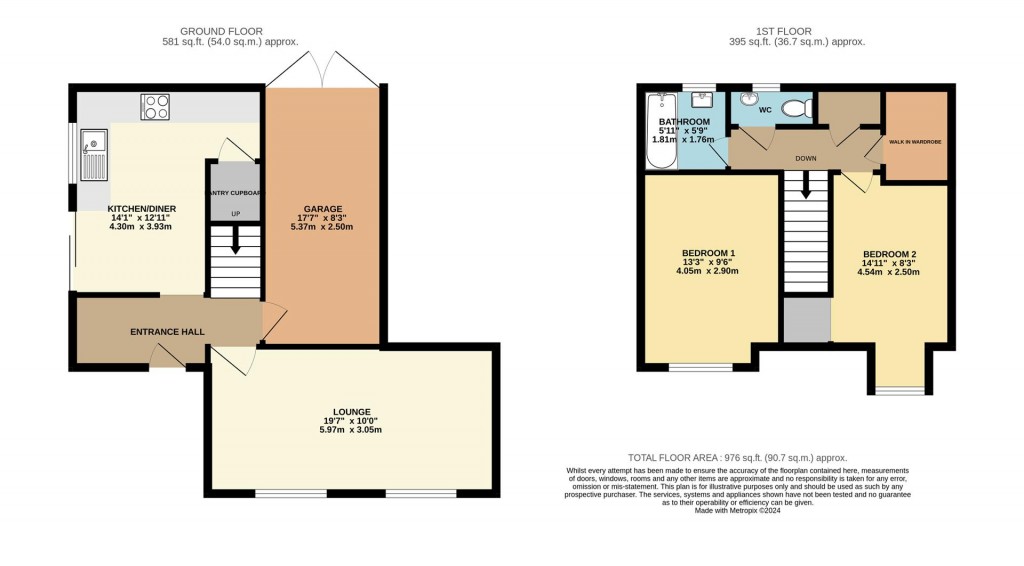 Floorplans For North Hill Close, Brixham
