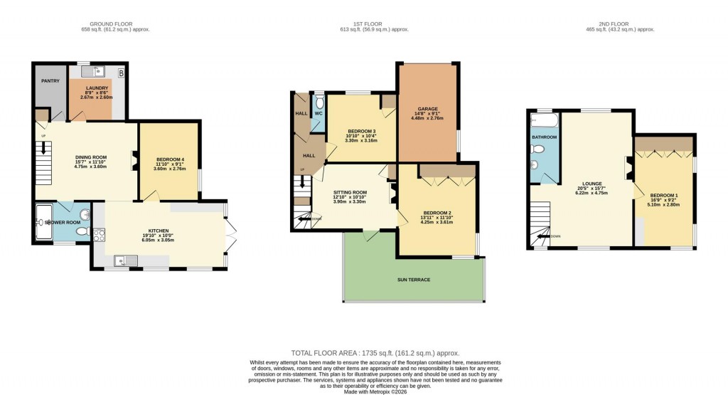 Floorplans For Berry Head Road, Brixham