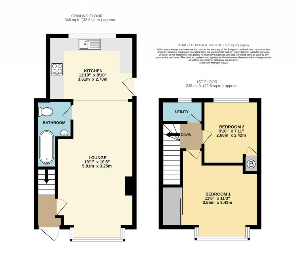 Floorplans For Wishings Road, Brixham