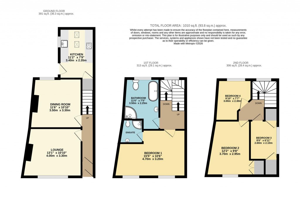 Floorplans For Ranscombe Road, Brixham