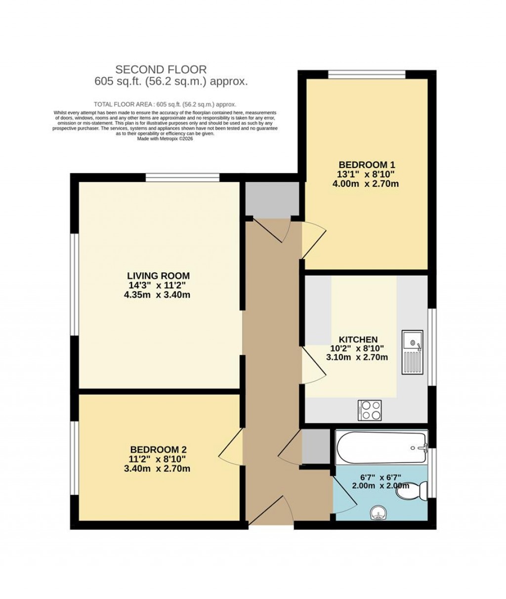 Floorplans For Castor Road, Central Area, Brixham