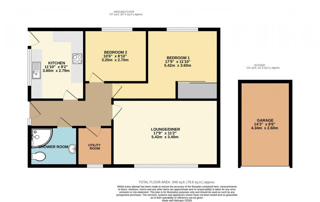 Floorplans For Chestnut Drive, Brixham