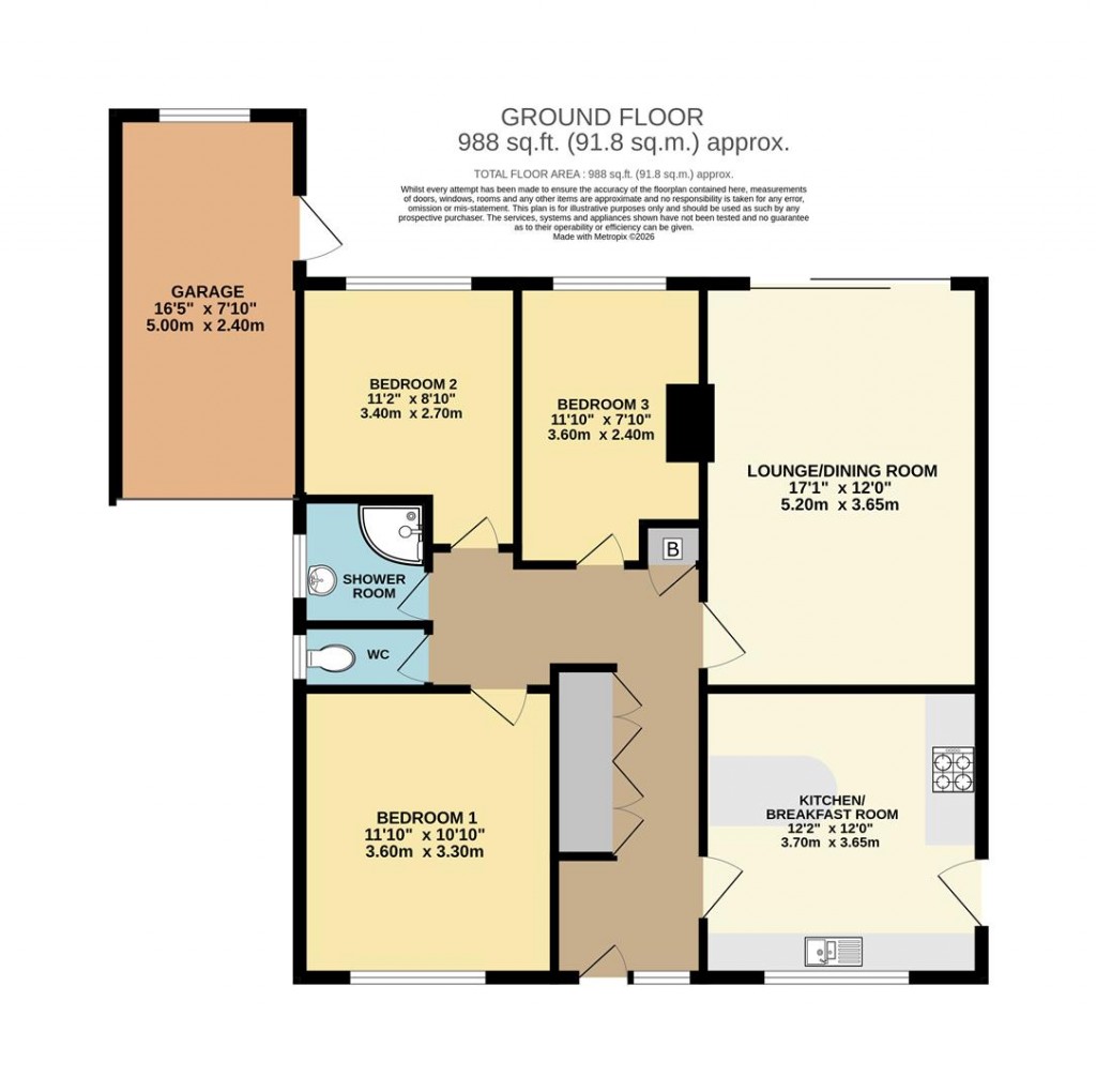 Floorplans For Lakes Close, Copythorne, Brixham