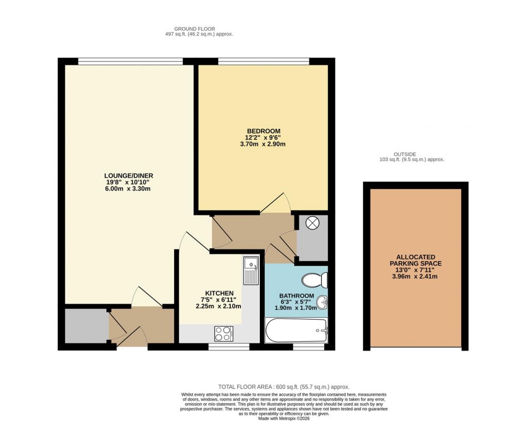 Floorplans For Pillar Avenue, Brixham