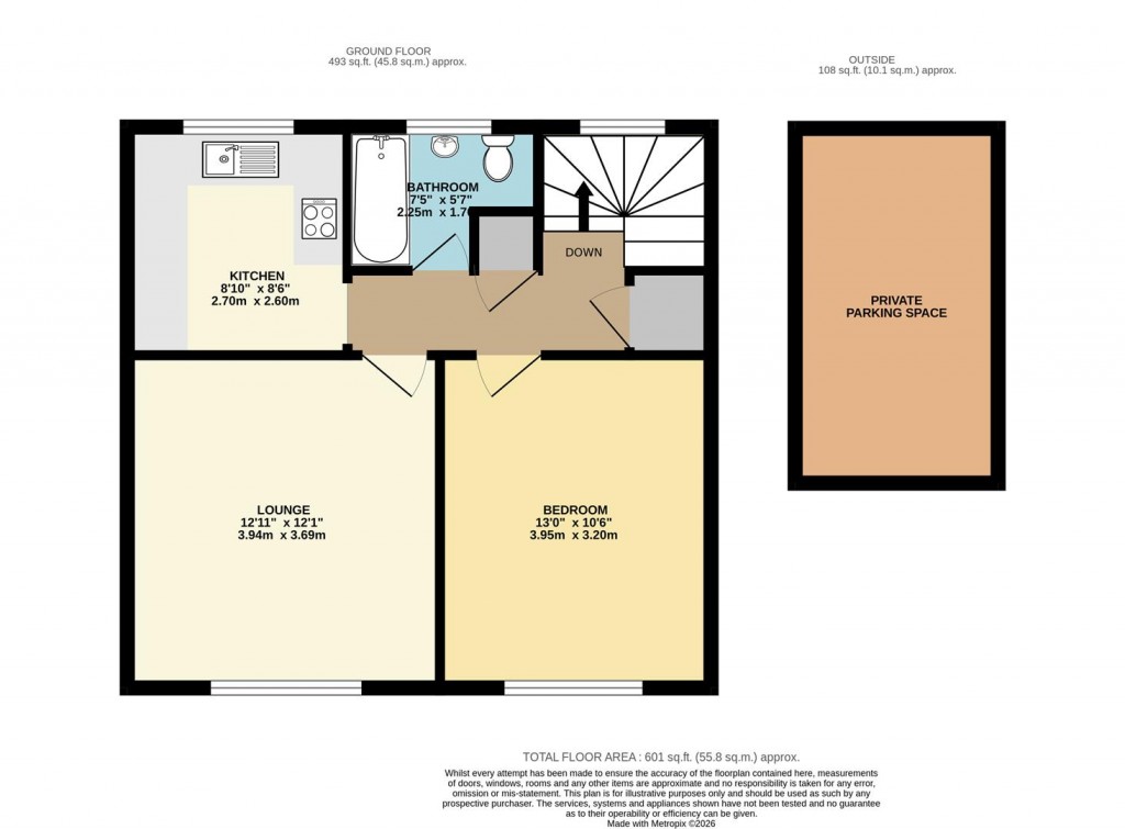 Floorplans For Drew Street, Brixham