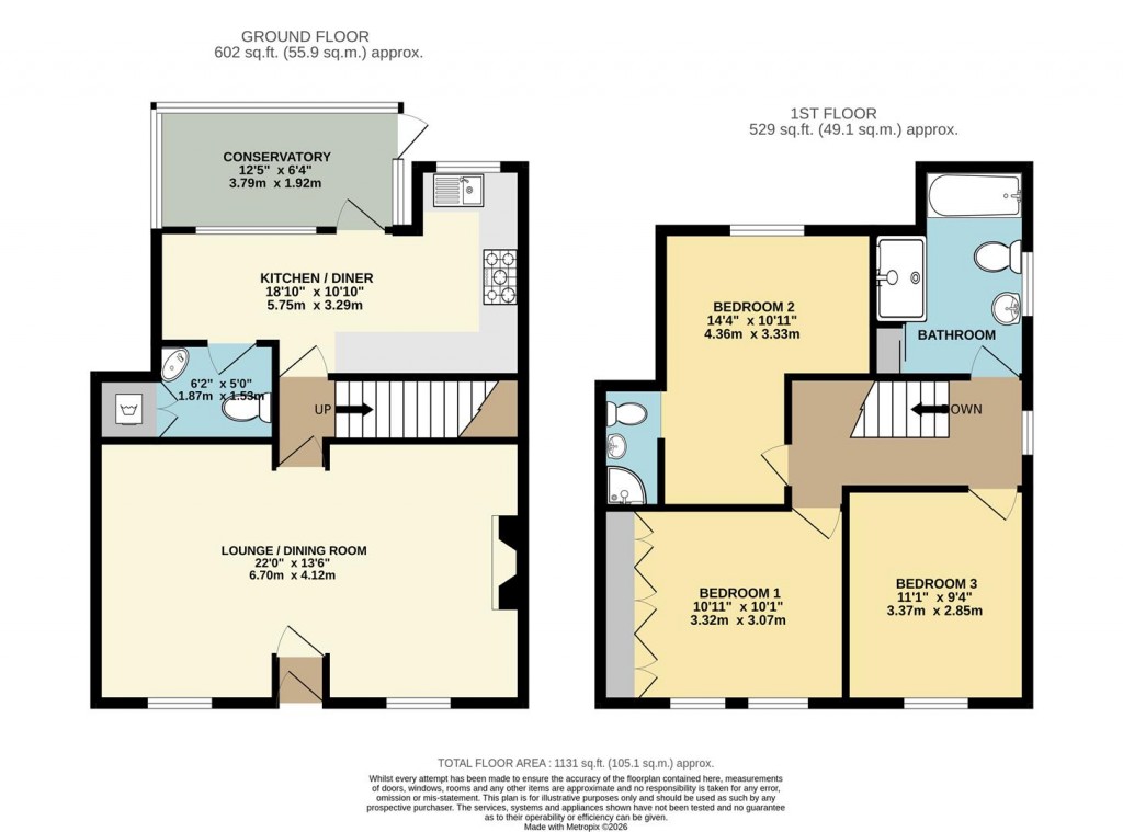 Floorplans For Milton Street, Brixham